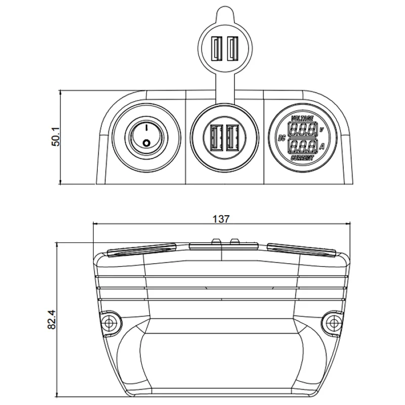 volt amp meter, ampere meter price, rv receptacle with usb
