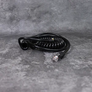 coiled ethernet cable, RG45 Cable, spiral ethernet cable