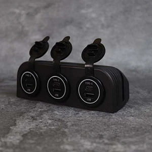 DAMAVO flush mount 12V USB port, USB car charger factory, 5V 5A mobile charger