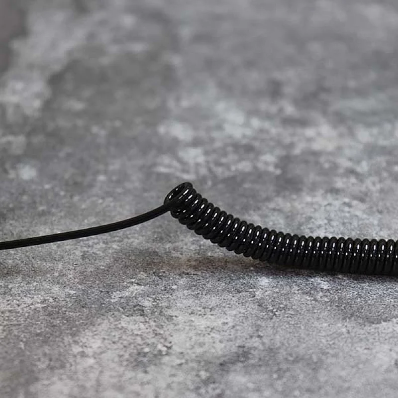 good 2 wire coiled cord, spiral extension cord, spiral power cord