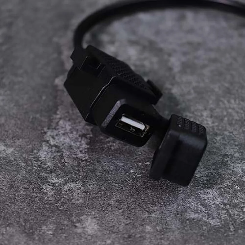DAMAVO motorcycle USB charger waterproof, waterproof USB port motorcycle, waterproof 12V USB socket motorcycle