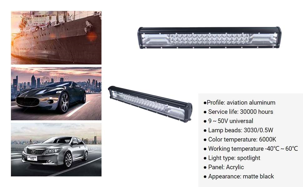 DAMAVO offroad LED lights, 12 volt LED lights for RV exterior, 12V trailer lights