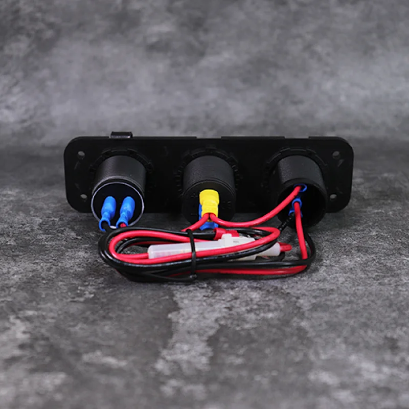 panel mount switch, car charger adapter USB C, caravan sockets with USB factory