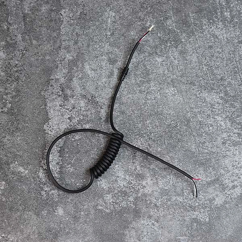 Flexy coiled extension cord coiled mains cable diy coiled USB cable