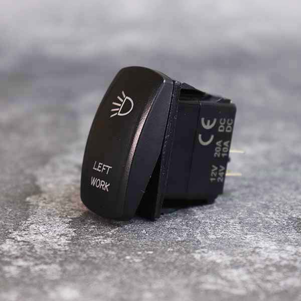 Boat rocker switches labeled surface mount waterproof boat switches