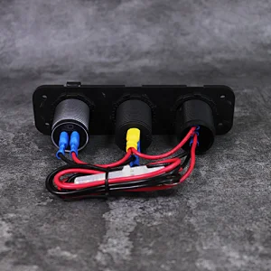 best camper switch panel, car charger 2 port, chargers car accessories, DAMAVO