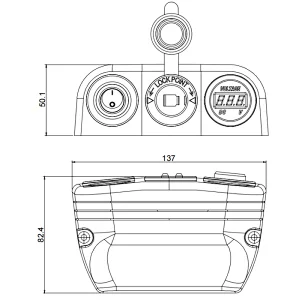 lcd voltmeter, digital voltmeter for car, automotive power socket for sales