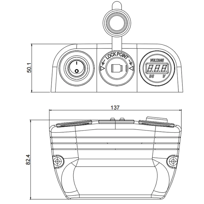 lcd voltmeter, digital voltmeter for car, automotive power socket for sales
