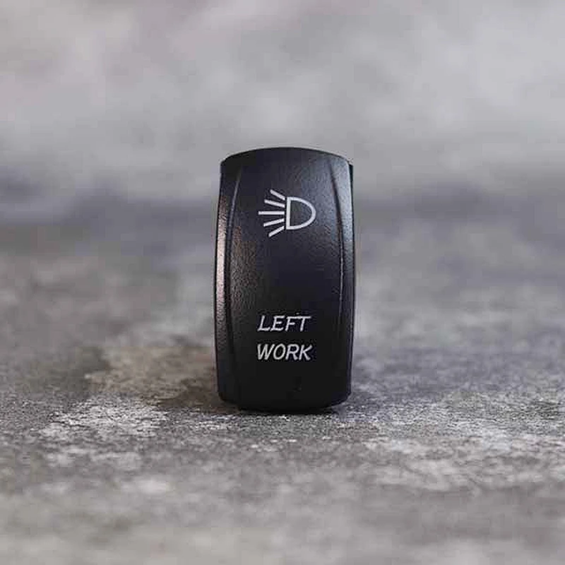 Boat rocker switches labeled surface mount waterproof boat switches