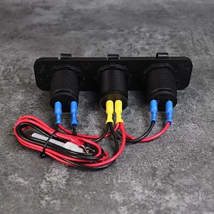 cigarette lighter socket, dual USB car phone charger, RV outlet with USB ports manufacturer