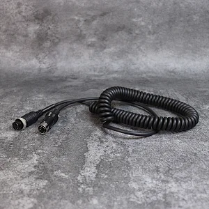 DAMAVO XLR extension, XLR cable extender, AUX coiled cable