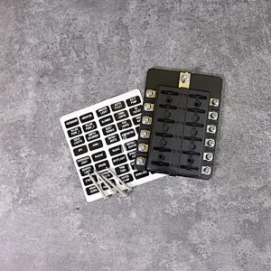 aftermarket fuse box, 12 way fuse box, waterproof 12v fuse block丨DAMAVO