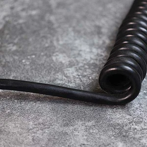 wholesale coiled extension lead, curly cord cable, spiral power cable