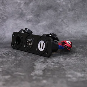 12 V DC power outlet, USB plug socket for car, 12V power supply cigarette lighter socket factory