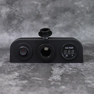 lcd voltmeter, digital voltmeter for car, automotive power socket manufacturer