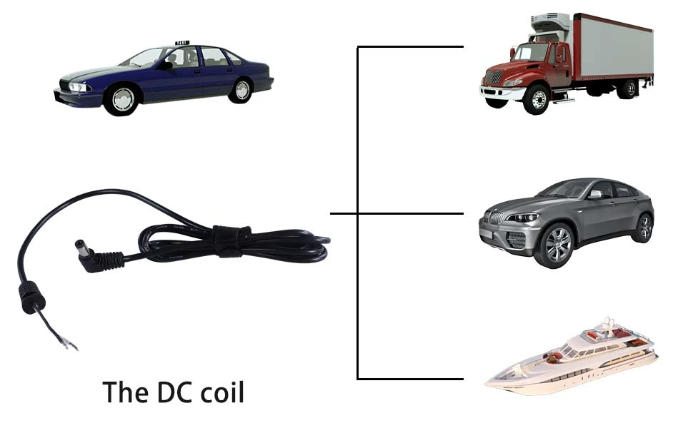 high quality DC output cable, 2.1 mm DC power cable, DC cable connectors