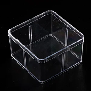 Transparent Acrylic Storage Box with Upper and Lower Cover - China