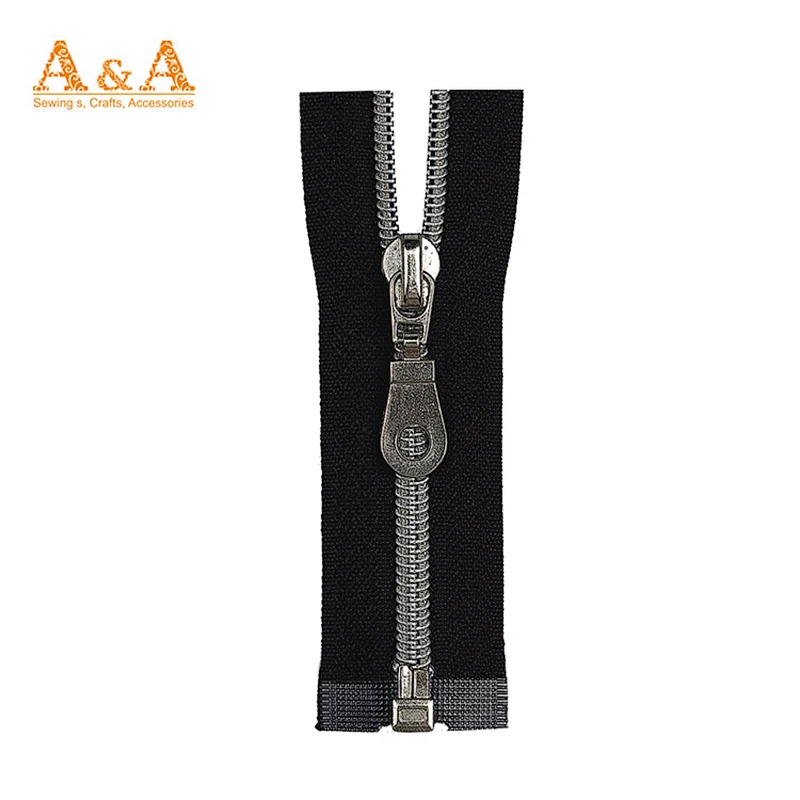 Clothing Accessories Home Textile Garment Customized Metal Zipper  Waterproof Zipper Open End Zipper Chain Sewing Accessories Custom Zipper  Pull - China Zipper and Garment Accessories price