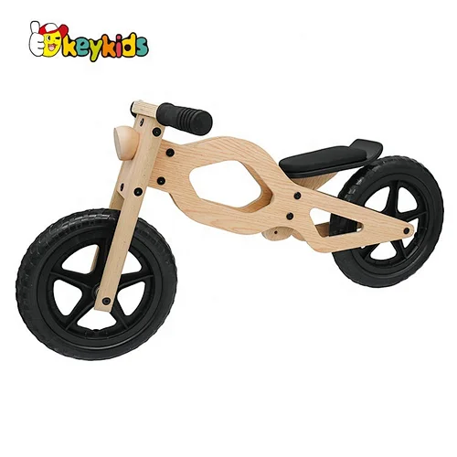 Customize children wooden ride on bike for wholesale W16C306