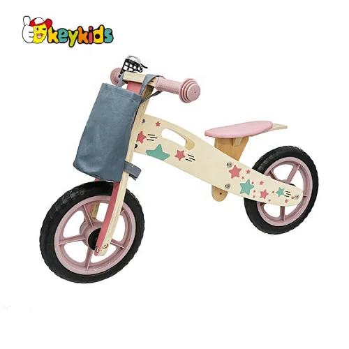 OEM customize ride on car wooden children bike for wholesale W16C307A