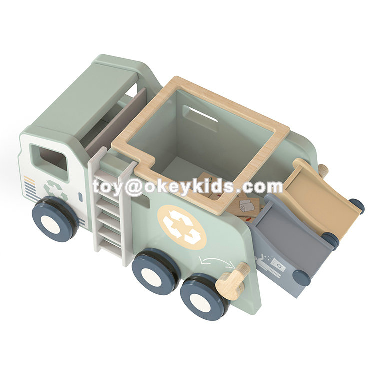 Garbage Truck Toy , Wooden Garbage Truck Toy , Garbage Truck Toy