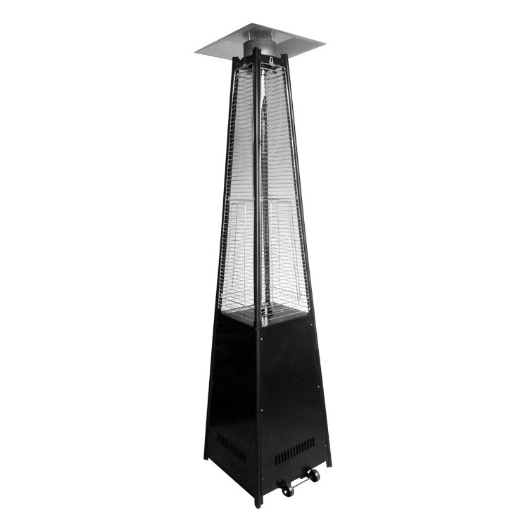 Hot Sale Factory Tower Shaped Quartz Glass Tube pyramid patio heater gas restaurant heaters