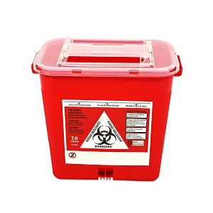 8L sharps container needle disposal osha fda approved