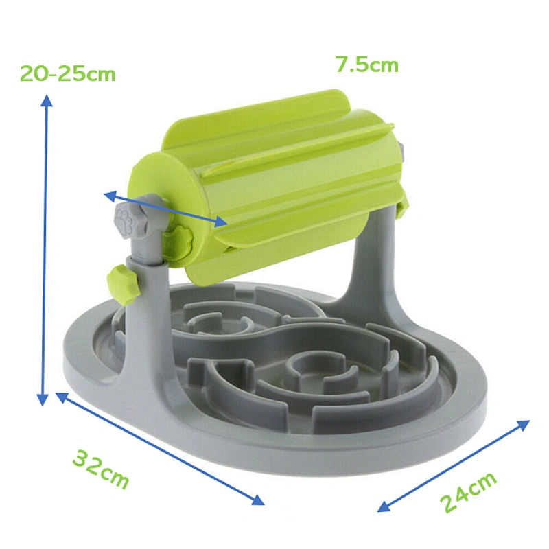 Eco Friendly Interactive Dog Slow Bowl Feeder Raised Elevated, Dog Puzzle Toys Custom Pet Cat Slow Feeder Dog Bowl