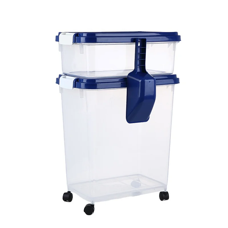Strobigo H520 Airtight Pet Food Container Dog Food Container 3 Piece Combo with Scoop