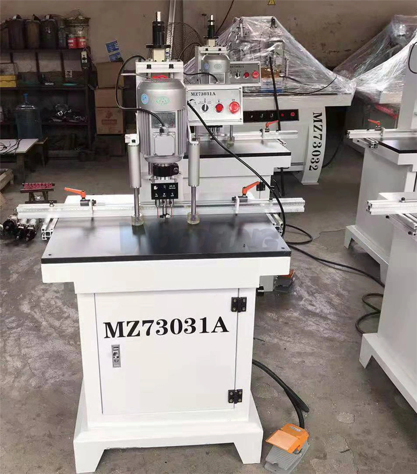 hinged woodworking vertical drilling machine