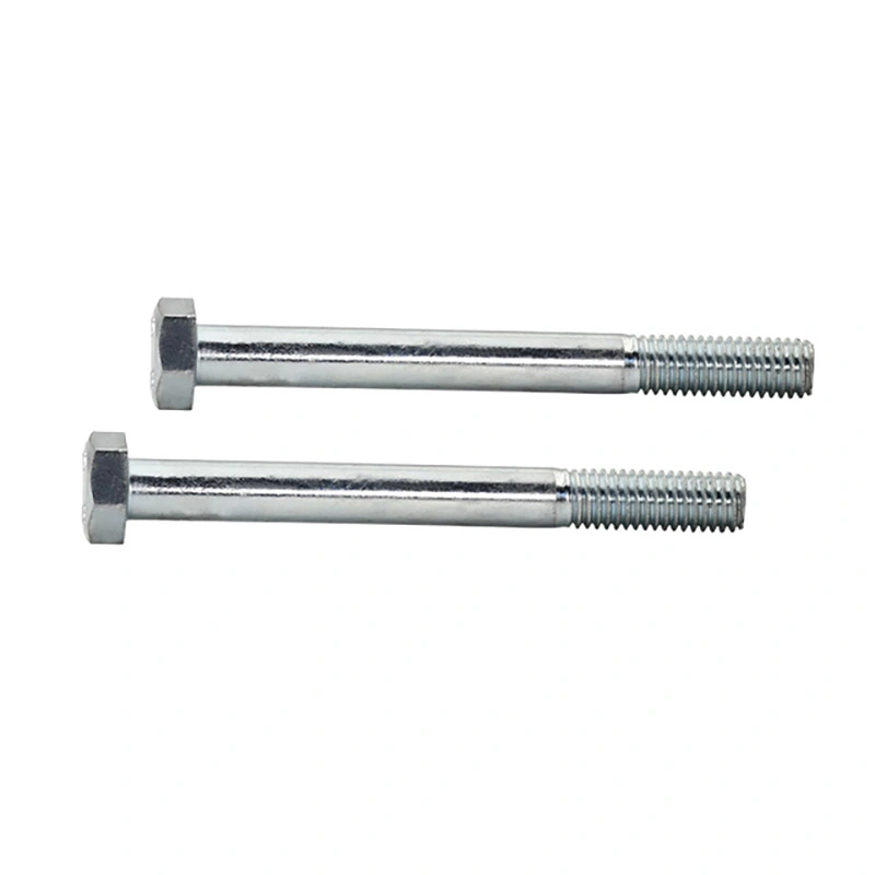 Hexagon Screw with shaft - DIN 931 - Quality 8.8 - M7 - Steel zinc plated