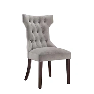 European Design Luxury Dining Room Furniture Chesterfield Upholstered Tufted Velvet Dining Chair