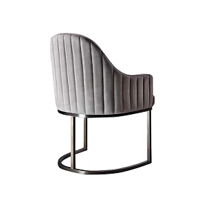 2020 Velvet Hotel Restaurant Chair Metal Base Dining Chair