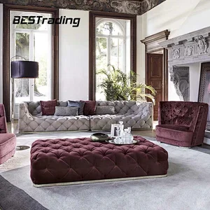 7 seater leather sectional sofa recliner sofa set modern