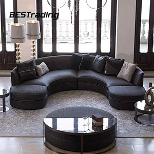 Round sofa set living room 7 seater