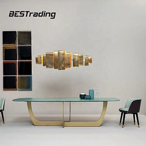 Dining room sets metal dinning table