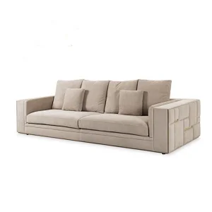 Italian luxury new design leather sofa living room furniture