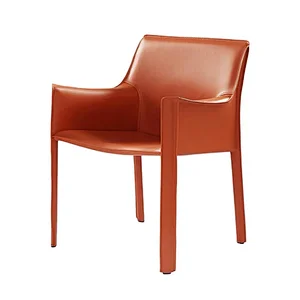 Modern Dining Room Furniture Leisure  Upholsteried Chair Dining Leather Chair