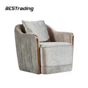 Modern design Luxury living room furniture sofa velvet fabric sectional living room sofas