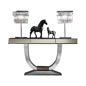 Living room modern console table with drawers