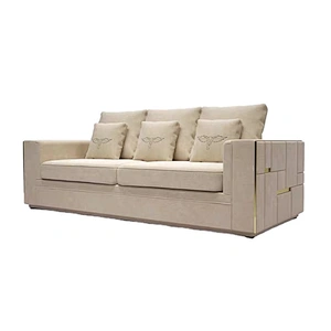 Modern luxury velvet fabric sofa furniture sectional sofa set living room sofa