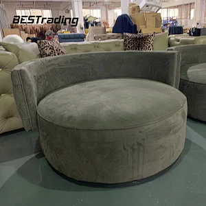 Italian Design Luxury Home Furniture Leisure Chairs Modern Velvet Fabric Lounge  Designer Chair