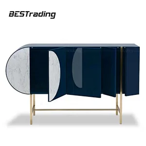 Living room or dining room small wooden cabinet designs