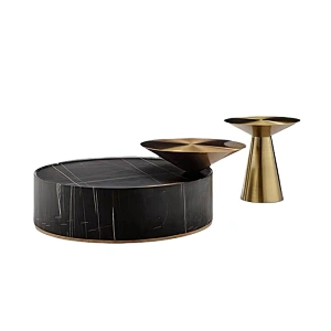 Luxury living room furniture modern coffee table  marble top center table