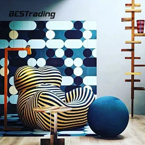 Multiple color options living room furniture relax chair special design for modern family fabric lazy chair