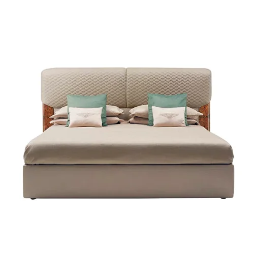 Hot sale Luxury bedroom set wood frame leather bed king size bed  bed room furniture
