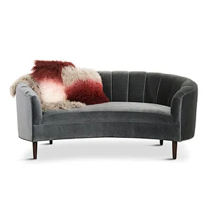 2018 velvet sofa wooden furniture sofa set