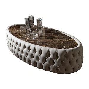 New design luxury coffee table marble