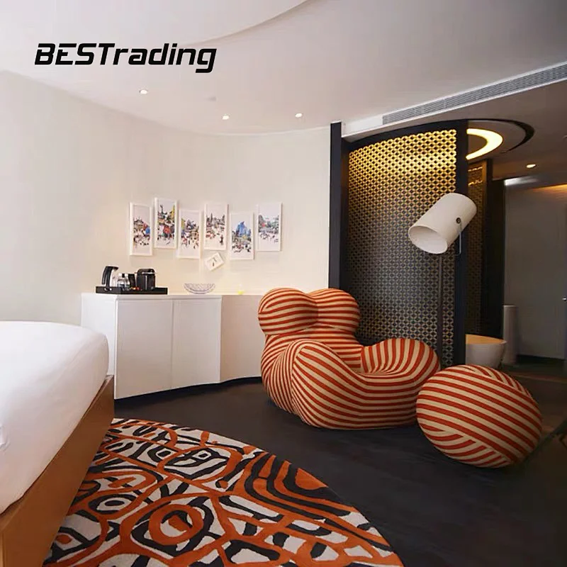 Multiple color options living room furniture relax chair special design for modern family fabric lazy chair