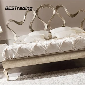 Modern luxury furniture king size bed french bed